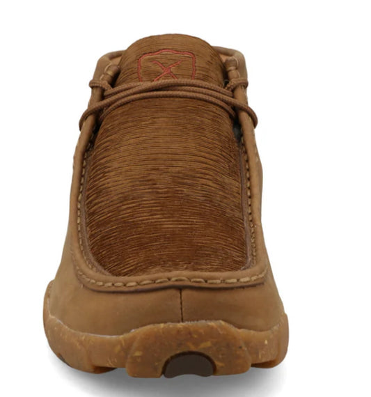 TWISTED X MENS CHUKKA DRIVING MOC BURNT SAND