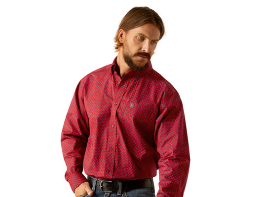 ARIAT MENS GARWIN LONG SLEEVE BUTTON UP SHIRT