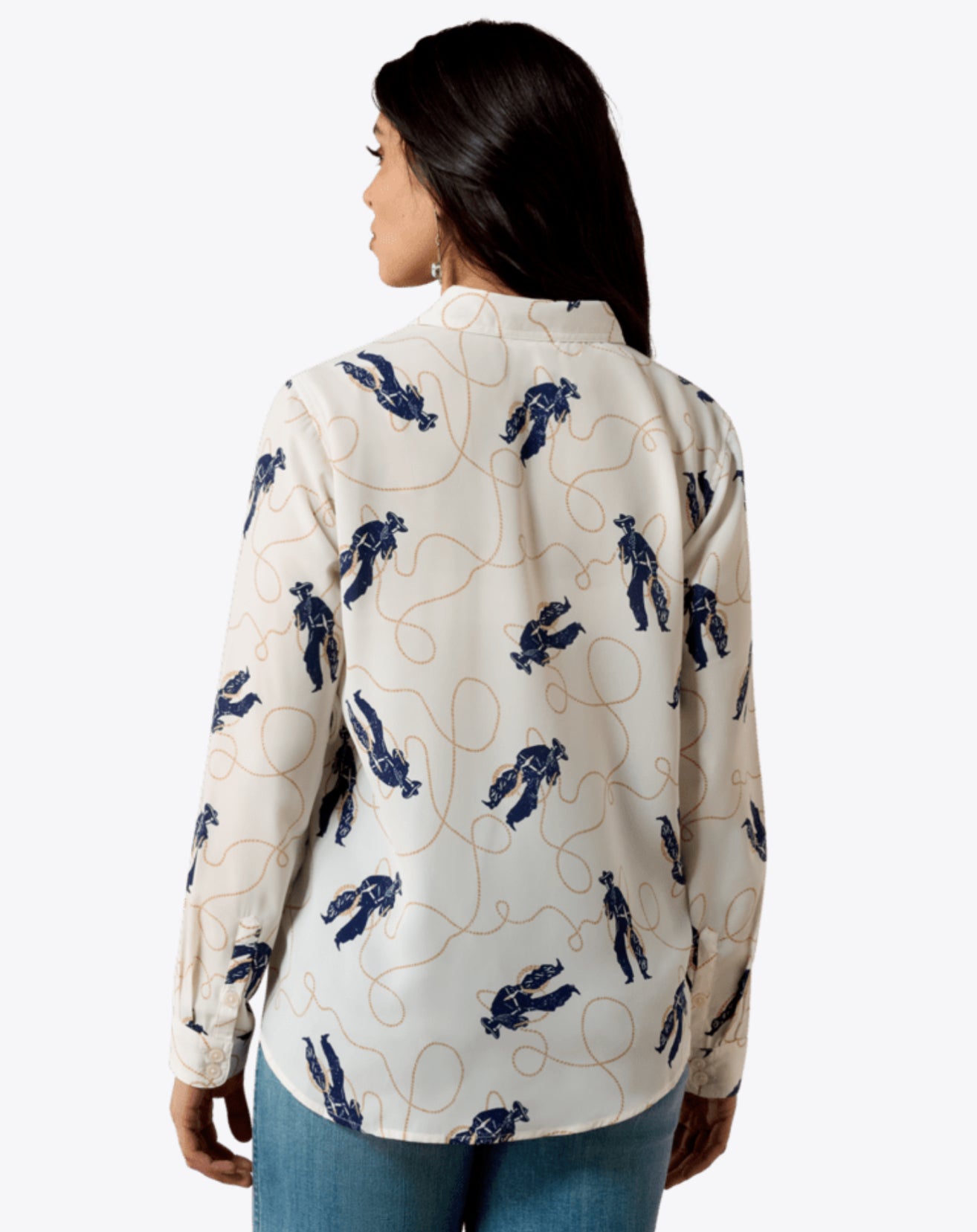 ARIAT WOMENS HOMESTYLE SHIRT IN BUCKAROO BOSS
