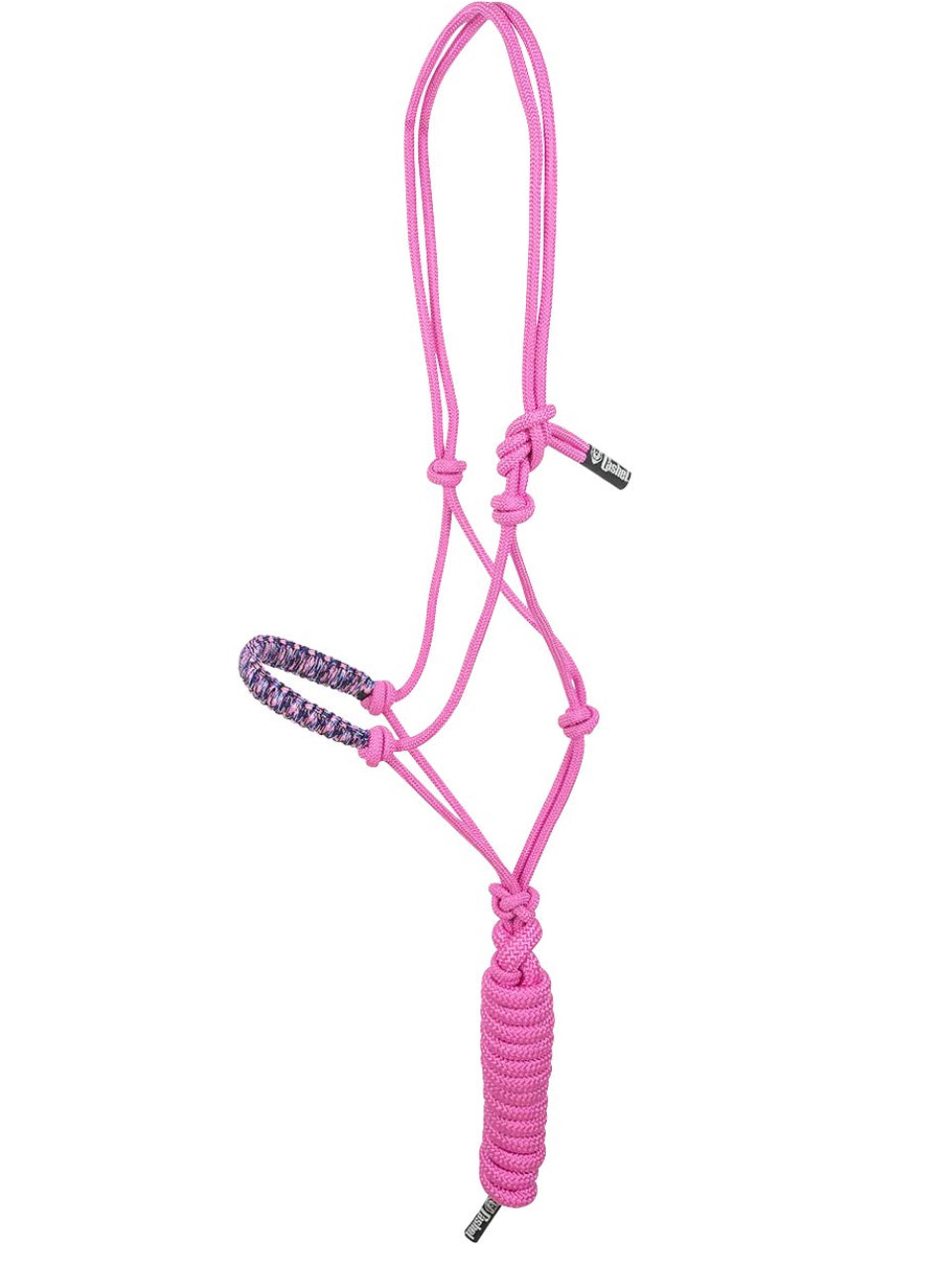 CASHEL BRAIDED NOSE ROPE HALTER WITH 8’ LEAD