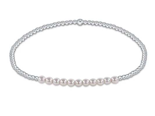 E NEWTON STERLING BLISS 2 MM BEAD BRACELET