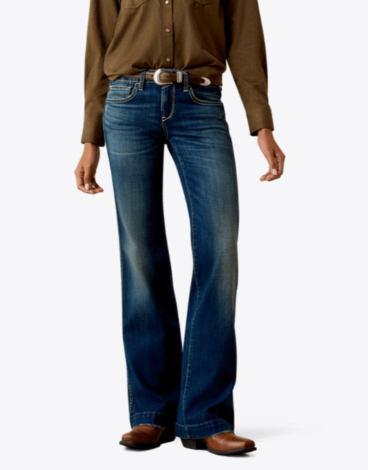 ARIAT WOMENS PERFECT RISE KACY TROUSER JEANS