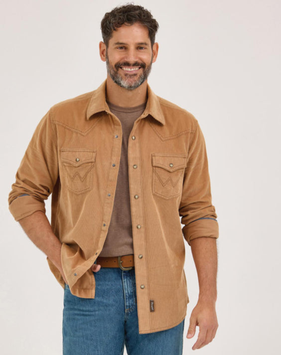WRANGLER MEN RETRO PREMIUM LONG SLEEVE SHIRT