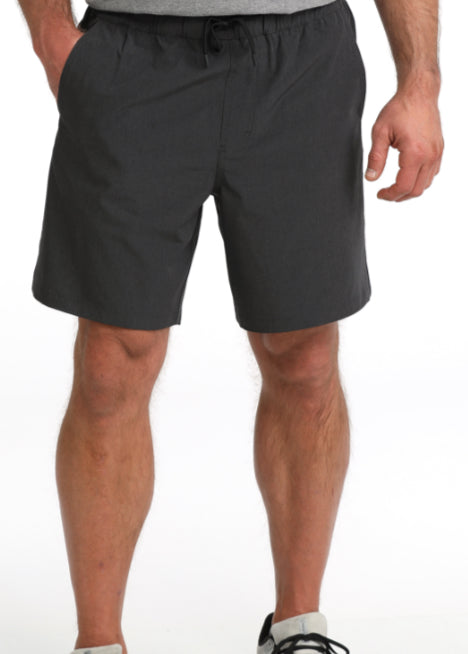 CINCH MENS ARENAFLEX SHORTS IN CHARCOAL