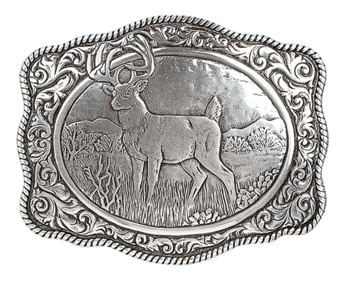 CRUMRINE VINTAGE BUCK BUCKLE