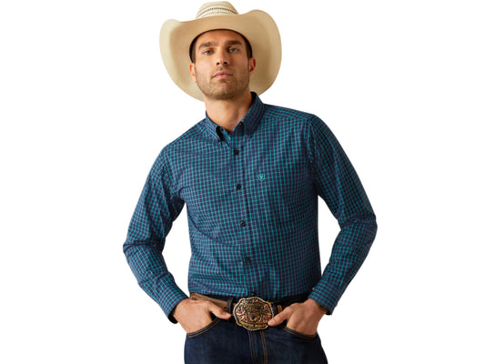 ARIAT MENS PRO FITTED JOHAN LONG SLEEVE SHIRT