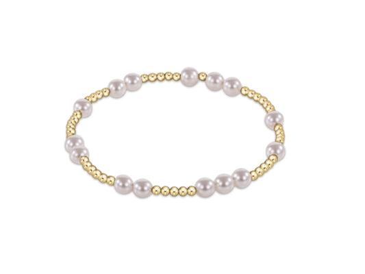 E NEWTON HOPE UNWRITTEN PEARL 5MM BRACELET