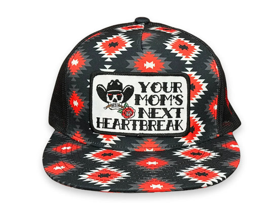 CACTUS ALLEY HAT CO HEARTBREAK KID CA BUDDY HOLLY AZTEC SNAPBACK CAP