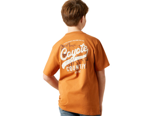 ARIAT BOY COYOTE COUNTRY GRAPHIC TEE