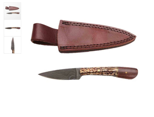 CIRCLE SH CUTLERY DAMASCUS BLADE KNIFE