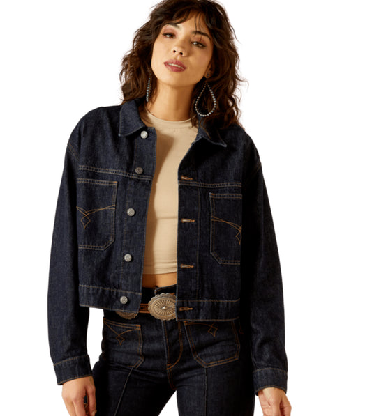 ARIAT WOMENS WESTERN UTILITY DENIM JACKET
