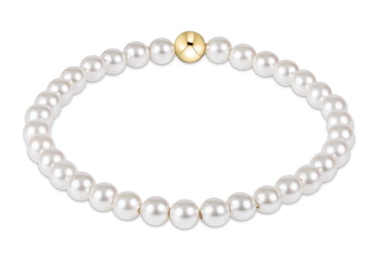 E NEWTON EXTENDS CLASSIC PEARL 5MM BEAD BRACELET