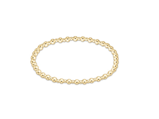 E NEWTON GRATEFUL GOLD 3MM BRACELET