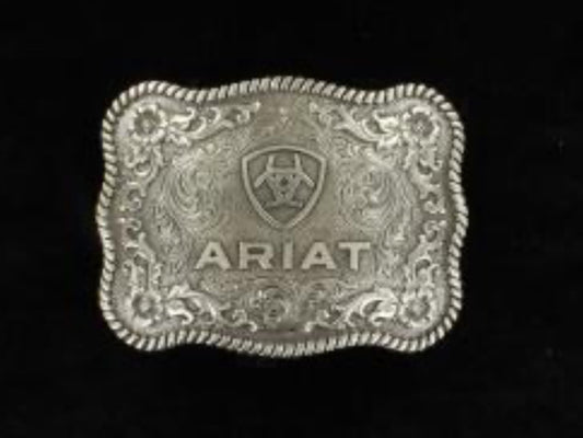 ARIAT ANTIQUE SILVER RECTANGLE BUCKLE