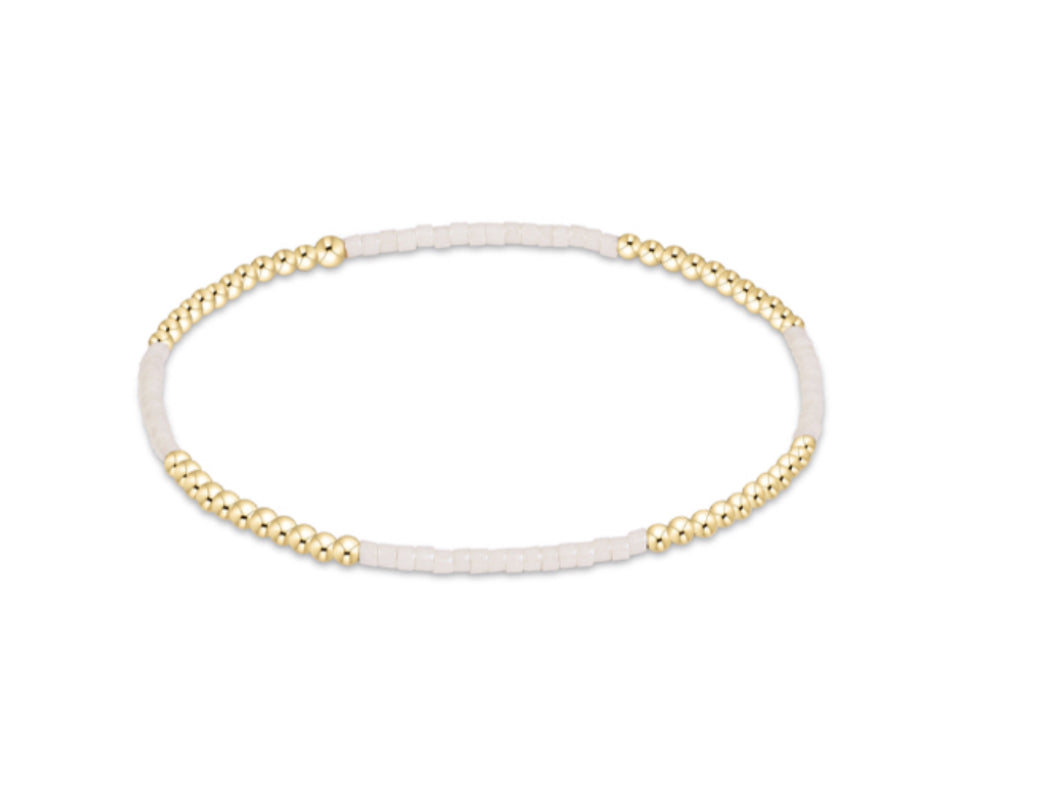 E NEWTON HOPE BLISSFUL BRACELET-MILKSHAKE