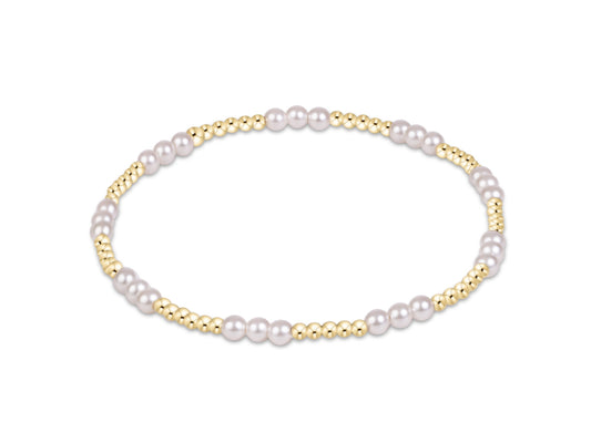 E NEWTON JOY PEARL 3MM BRACELET