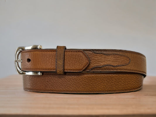 TWISTED X PEBBLED LEATHER BELT