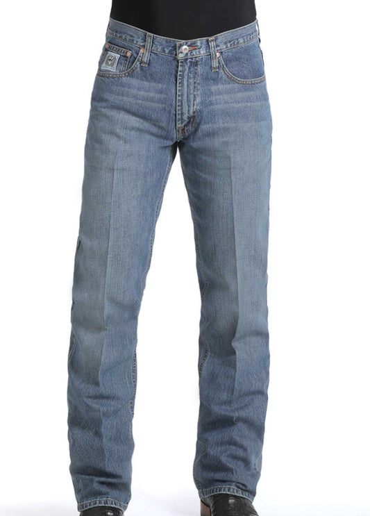 CINCH MENS WHITE LABEL JEAN IN MEDIUM STONE