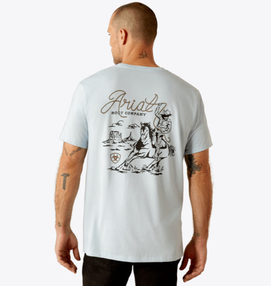ARIAT MENS CACTUS ROPER TSHIRT