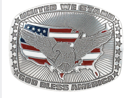 CRUMRINE VINTAGE USA EAGLE BUCKLE