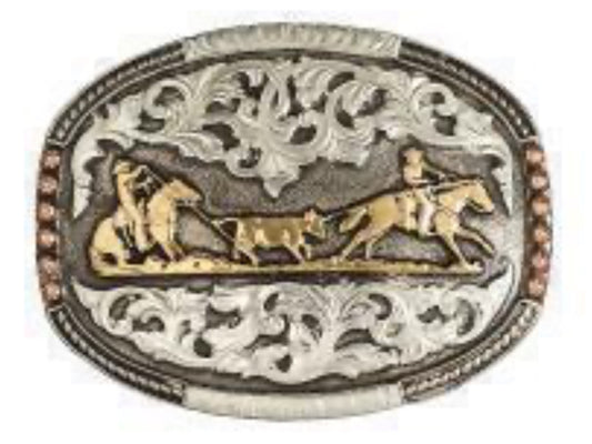 CRUMRINE OVAL BUCKLE TEAM ROPER
