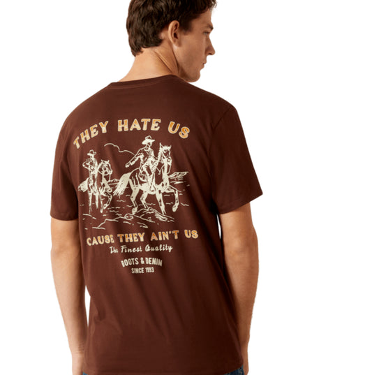 ARIAT MENS HATERS CLUB TSHIRT
