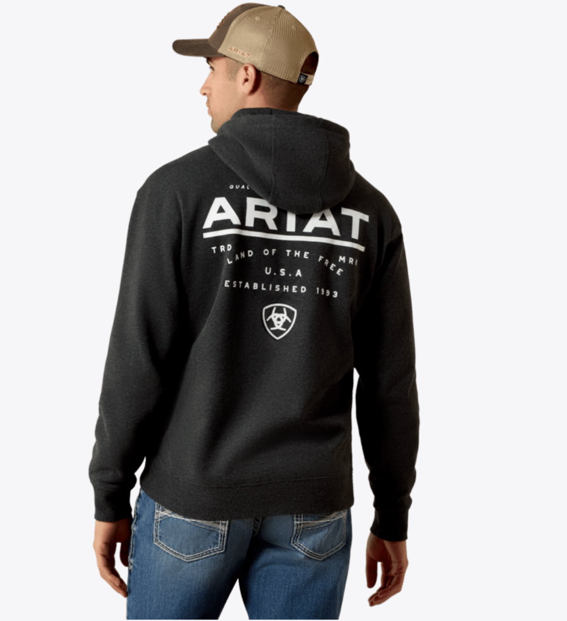 ARIAT MENS OFFICIAL QUALITY HOODIE