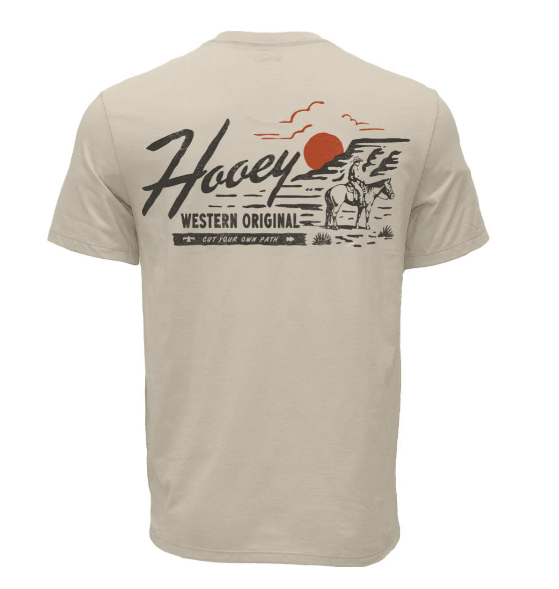 HOOEY MENS RURAL ROOTS HOOEY T-SHIRT CREAM