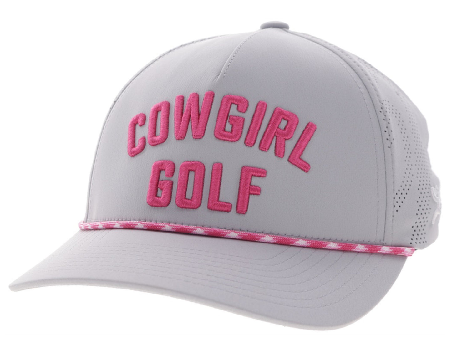 HOOEY COWGIRL GOLF LOGO 5 PANEL TRUCKER