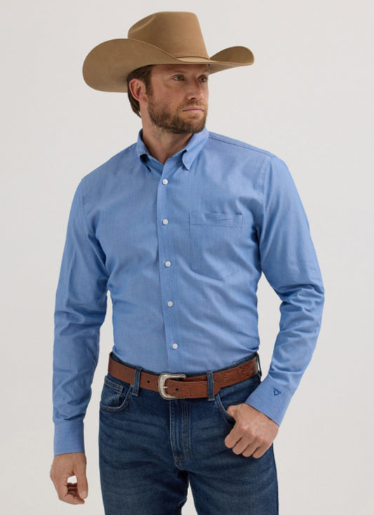 WRANGLER CODY JOHNSON LONG SLEEVE BUTTON UP SHIRT