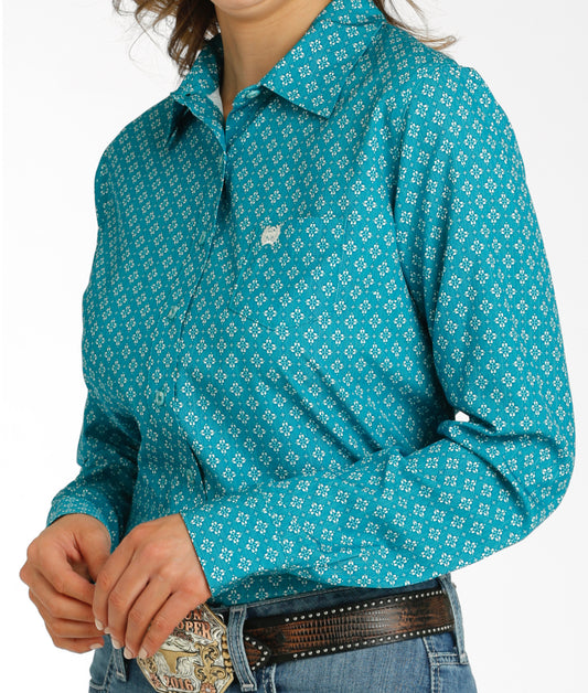 CINCH WOMENS LONG SLEEVE ARENAFLEX BUTTON UP SHIRT