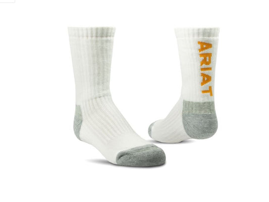 ARIAT KIDS COTTON CREW SOCKS