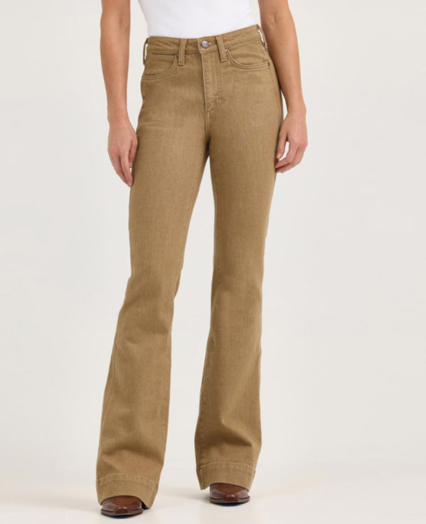 WRANGLER RETRO WOMENS BAILEY HIGH RISE TROUSER IN EMERSYN