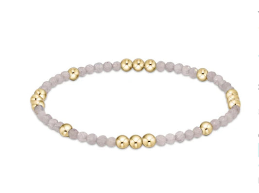 E NEWTON WORTHY PATTERN 3MM BEAD BRACELET