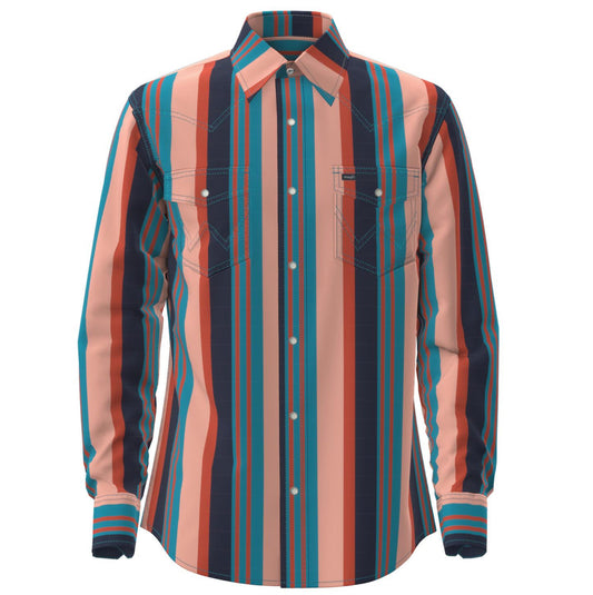 WRANGLER VINTAGE INSPIRED DENIM BRUSH POPPER