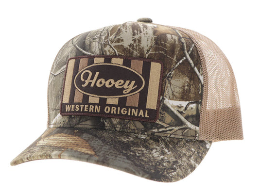 HOOEY “SUDAN" REALTREE EDGE CAMO/TAN HAT