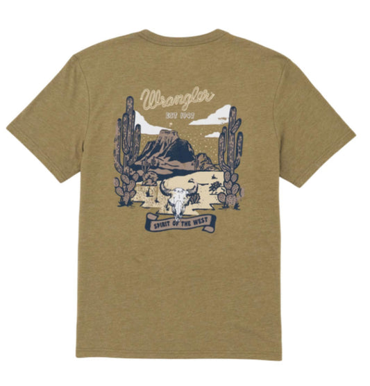 WRANGLER MENS LANDSCAPER REGULAR FIT GRAPHIC TEE