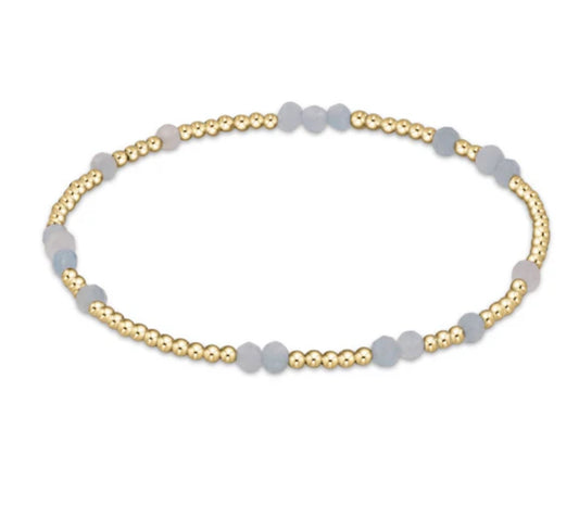 E NEWTON EXTENDS HOPE UNWRITTEN GEMSTONE BRACELET AQUAMARINE