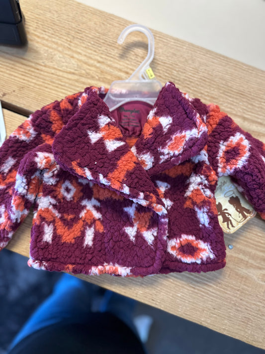 WRANGLER BABY GIRL SHERPA CARDIGAN