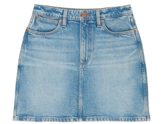 WRANGLER RETRO WOMENS BAILEY HIGH RISE DENIM SKIRT