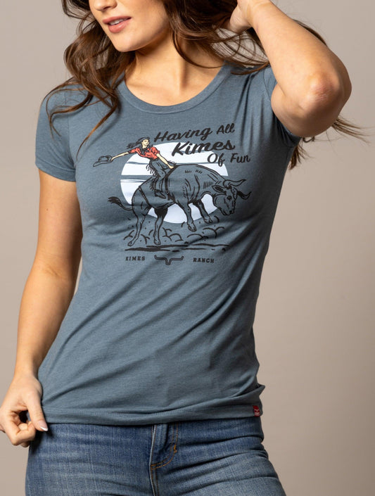 KIMES RANCH WOMENS ALL KIMES OF FUN TEE