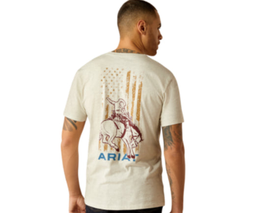ARIAT MENS RODEO PROUD SHORT SLEEVE TSHIRT