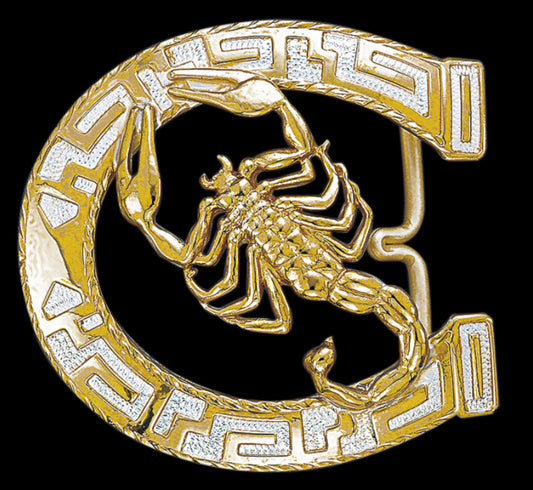 CRUMRINE SOUTHWESTERN BUCKLE SCORPION