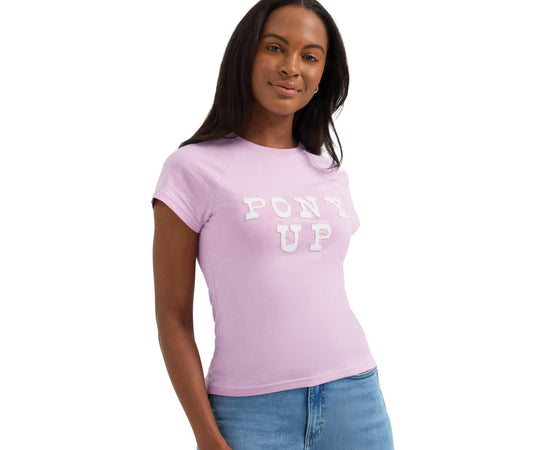 WRANGLER WOMENS PONY UP TSHIRT