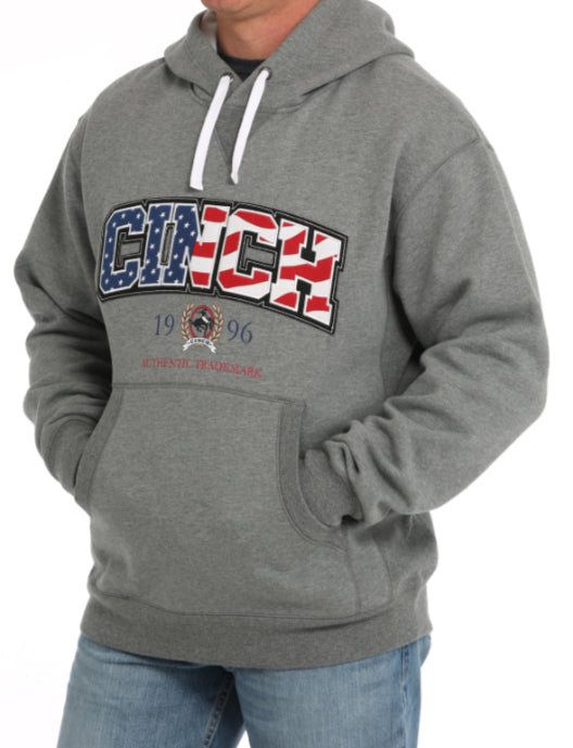 CINCH MENS PATRIOTIC LOGO HOODIE