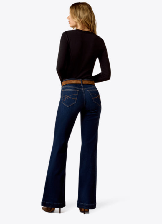 ARIAT WOMENS PERFECT RISE REVEL VILMA ULTRASTRETCH TROUSER JEANS IN HAYWARD