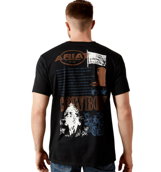 ARIAT MENS MAXIMAL COLLAGE TSHIRT
