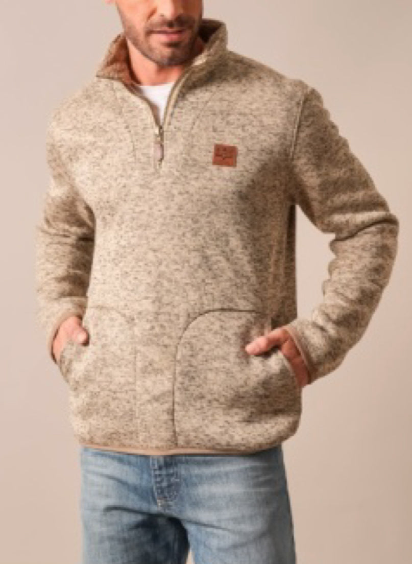 KIMES RANCH MENS FONTANA 1/4 ZIP PULLOVER