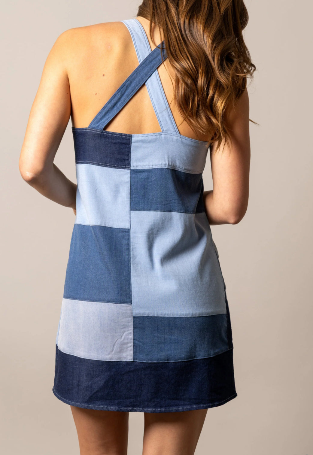 KIMES RANCH WOMENS DOTTIE DENIM DRESS