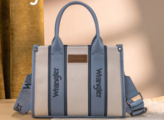 WRANGLER COLOR BLOCK TOTE/CROSSBODY